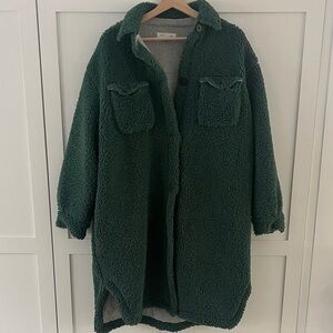 Forest Green Teddy Jacket